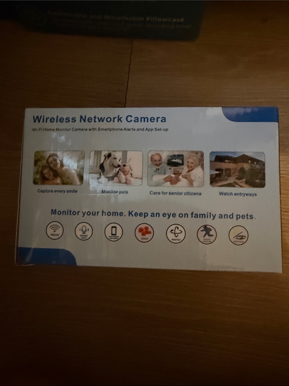 Wireless Network Camera - White and Blue Box